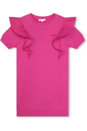 Chloé Eyelet-detailing organic cotton dress