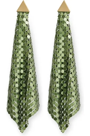 Paco rabanne Pixel chain-mail earrings