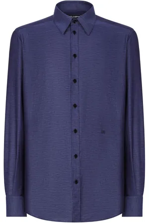 Dolce & Gabbana Long-sleeved cotton-blend shirt