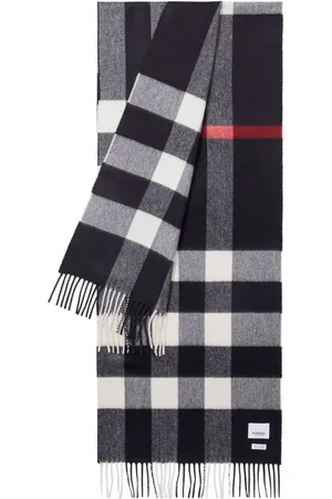 Burberry Checked cashmere scarf