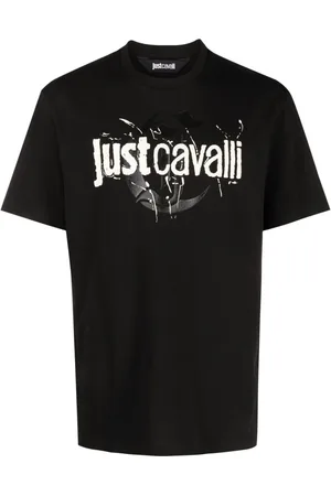 Roberto Cavalli Logo-print cotton T-shirt