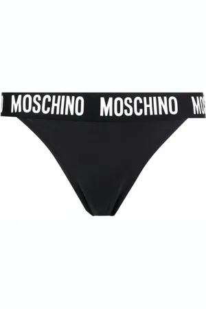 Moschino Logo tape bikini bottoms