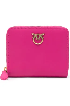 Pinko Logo-plaque leather wallet