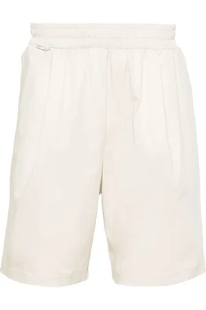 Family First Elasticated-waist poplin shorts
