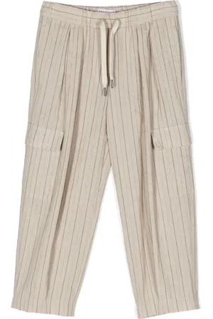 Cargo Trousers & Pants in the color white for Girls on sale