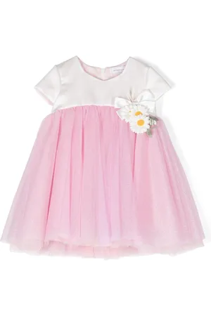 MONNALISA Glitter tulle party dress