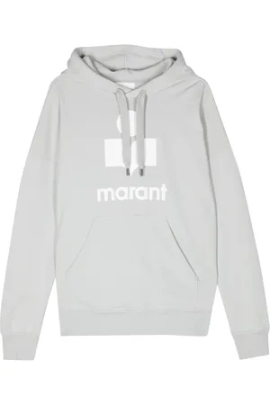 Isabel Marant Miley logo-flocked hoodie