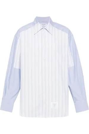 Thom Browne Patchwork cotton shirt