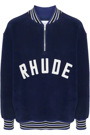 Rhude Logo-patch zipped sweatshirt