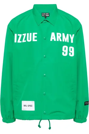 Izzue Logo-print coach jacket