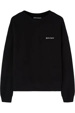 Palm Angels Logo-embroidered cotton sweatshirt