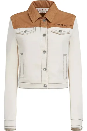 Marni Logo-print two-tone jacket