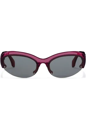 Palm Angels Palmdale oval-frame sunglasses