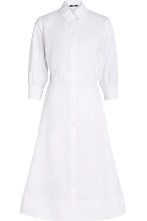 Karl Lagerfeld Open back-tie Longline Shirt - Farfetch