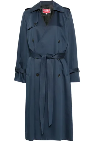 Kenzo Double-breasted belted trench coat