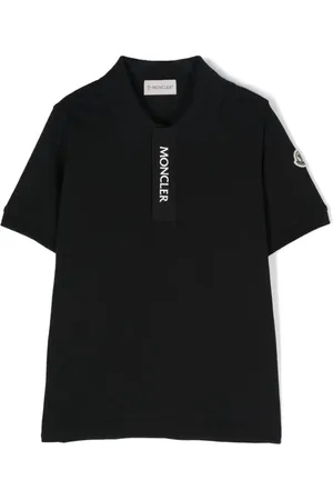 Moncler Logo-patch cotton polo shirt