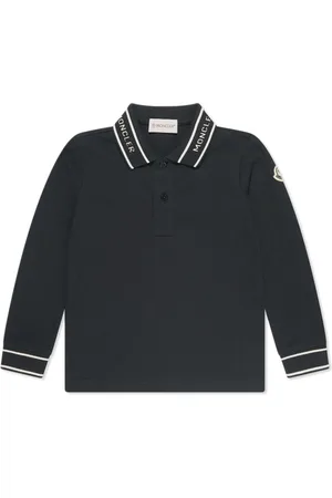 Moncler Logo-jacquard cotton polo shirt