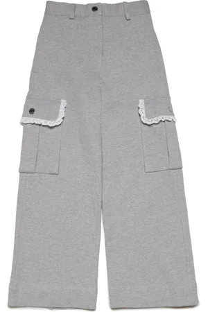 MAX&Co. Kids Mélange wide-leg trousers