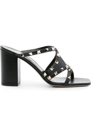 VALENTINO GARAVANI 90mm Rockstud strappy leather sandals