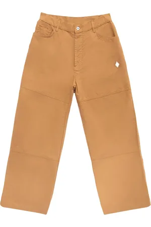 MARCELO BURLON Cross-motif straight-leg chinos