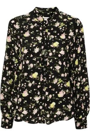 Zadig & Voltaire Floral-print crepe blouse