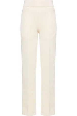 Salvatore Ferragamo Logo-patch high-waisted track pants