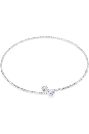 Hzmer Jewelry Heart-charm crystal-embellished necklace