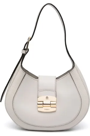 Furla Arch-motif grained leather bag