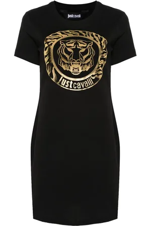 Roberto Cavalli Tiger head-print T-shirt dress