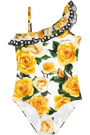 Dolce & Gabbana Rose-print swimsuit