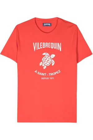 Vilebrequin Logo-stamp cotton T-shirt