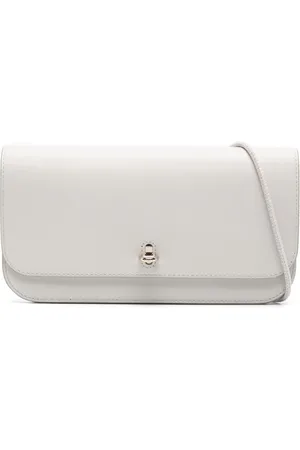 Furla Logo-debossed leather cross body bag