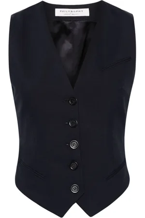 Serafini Interlock-weave waiscoat