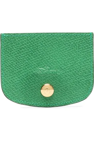 Longchamp ??pure logo-embroidered cardholder