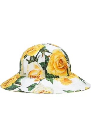 Dolce & Gabbana Floral-print cotton bucket hat