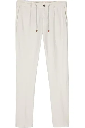 ELEVENTY Mid-rise tapered trousers