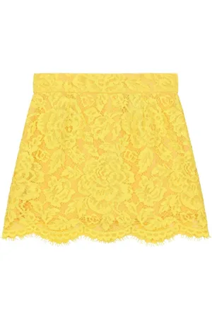 Dolce & Gabbana A-line Chantilly-lace skirt