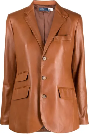 Polo ralph lauren women's leather outlet jacket