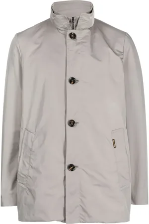 MOORER Funnel-neck padded jacket