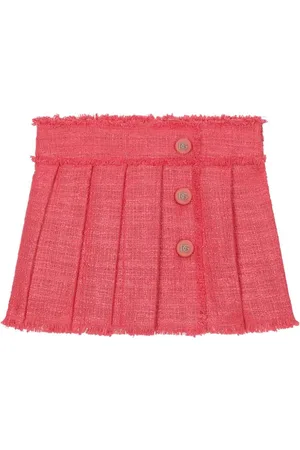 Dolce & Gabbana Pleated tweed miniskirt