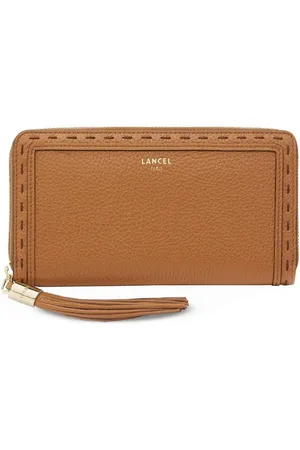 LANCEL Premier Flirt leather long wallet
