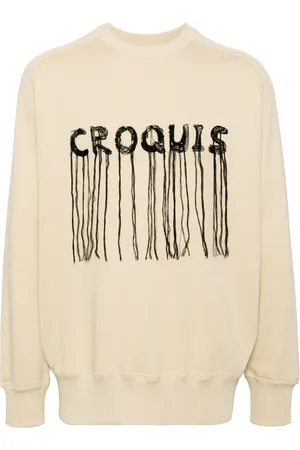 CROQUIS Logo-embroidered cotton sweatshirt