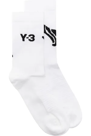 Y-3 X Adidas logo intarsia-knit socks