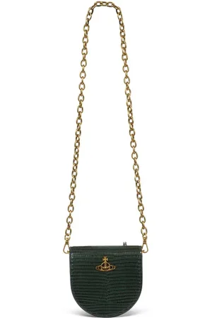 Vivienne Westwood Lizard saddle crossbody bag