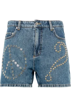 Buy Pepe Jeans Blue Embellished Denim Shorts for Girls Clothing Online @  Tata CLiQ