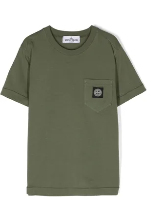 Stone Island Compass-patch cotton T-shirt