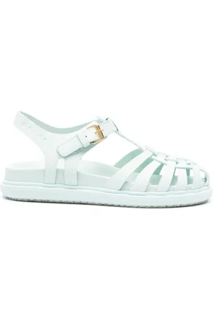 Fussbett leather sandal Marni White size 36.5 EU in Leather - 40201872