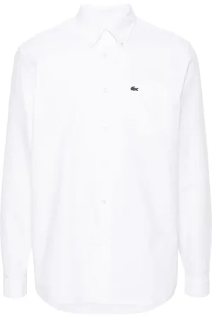 Lacoste Logo-patch cotton shirt