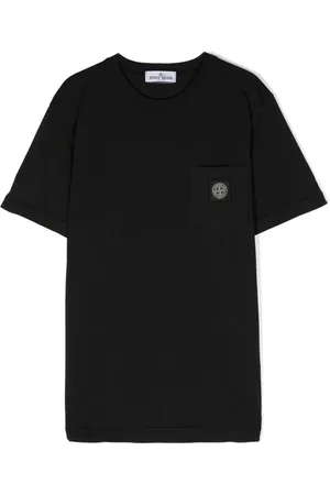 Stone Island Compass-patch cotton T-shirt