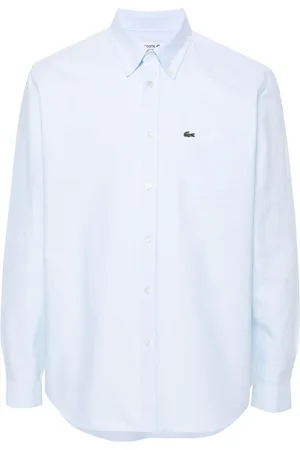 Lacoste Logo-patch cotton shirt